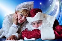 пригласить снегурочку и Деда Мороза